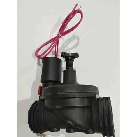 1 Électrovanne 3/4", Régulateur de débit, Solénoïde 24V, PVC anti-UV, Jardin (1/5)