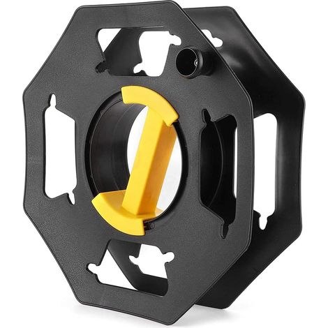 Enrouleur de câble extérieur de 25 m - Bobine de rangement - Cadre bien rangé - Support enroulable pour yacht, RV - Rangement des câbles (1/5)