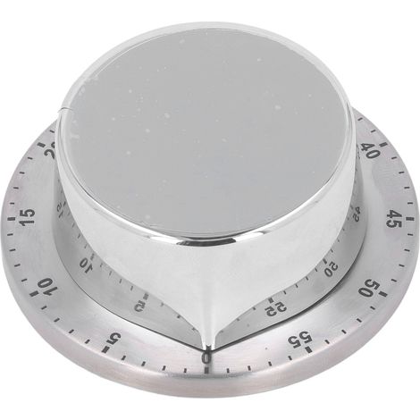 Magnetischer Handaufzugstimer mit Saugnapf für Outdoor-Workouts, 60-Minuten-Countdown, weiß (1/5)