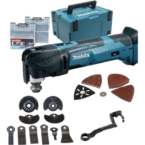 Makita – Découpeuse ponceuse 18V DTM51ZJX3 – Système de fixation STARLOCK – Variateur de vitesse 6000 à 20000 tr/min – Coffret MAKPAC