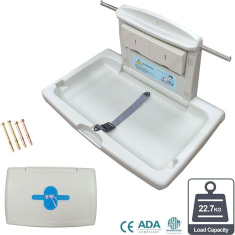 Wall Mounted Folding Baby Changing Station Table