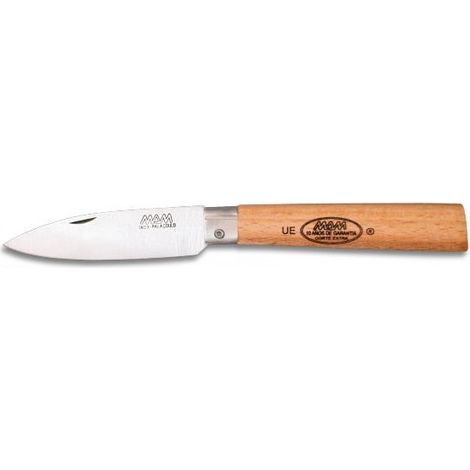 Coltello Mam punta espada acciaio inox manico legno 8 cm