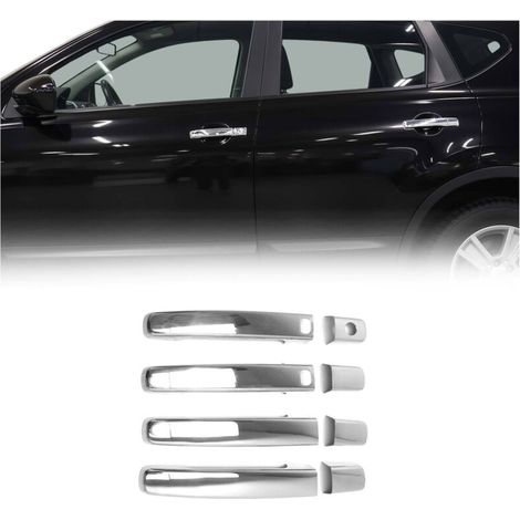 Poignées de porte en acier inoxydable, compatibles avec les modèles Nissan Qashqai 2007-2014. (1/5)