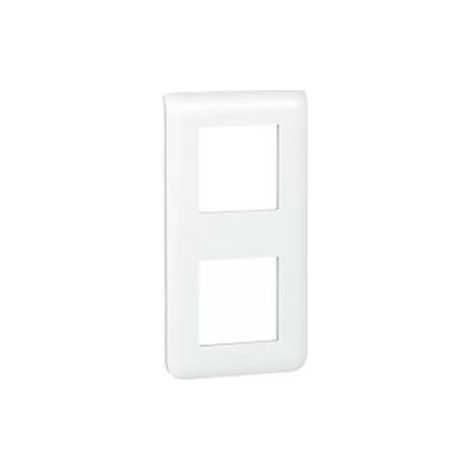 Legrand 078822 - Mosaic Plate - 2x2 Vertical Modules - white