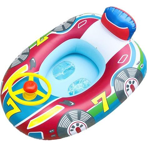 Adecuado para bebés de 1 a 5 años, asiento de piscina con ruedas, flotadores de piscina, piscinas para bebés, flotadores infantiles, piscinas hinchables para niños. (1/5)