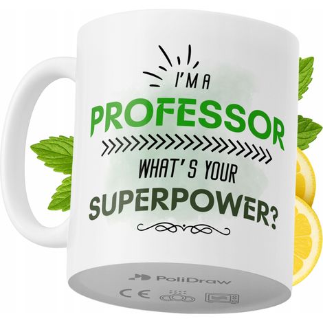 Lustige Tasse für Professoren – Kaffee- oder Teetasse mit witzigem Textdesign – ideal für Geburtstage, Namenstage, Feiertage und besondere Anlässe. Hochwertige Tasse für Zuhause, Büro und Arbeit. Farb