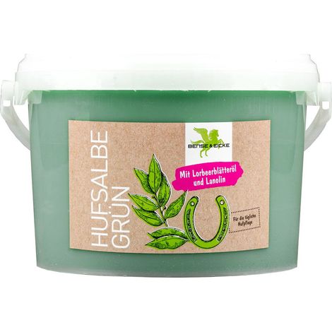 Confezione 2,5 kg: Grasso per zoccoli verde PARISOL con vaselina e olio essenziale d'alloro