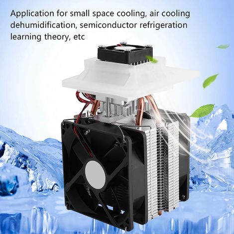 Système de réfrigération à semi-conducteurs 12 V, thermoélectrique Peltier, de refroidissement et de déshumidification de l'air