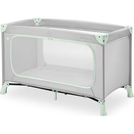 hauck Lettino Da Viaggio Dream N Play Plus - Culla Neonato Da 0 Mesi Fino a 15kg - Letto Pieghevole 120x60cm, Con Borsa - Box Bambini Con Apertura, Compatto - Dusty Mint