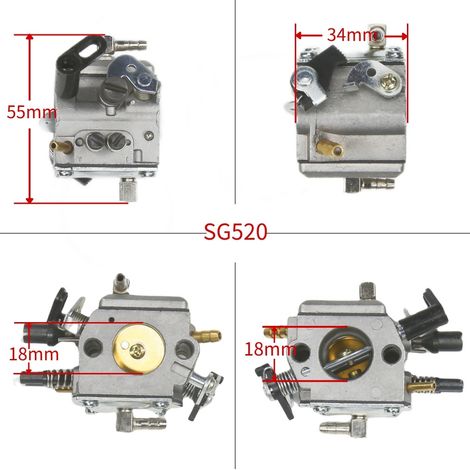 Carburateur d’origine Oleo Mac 947 / 952 – Adapté GS520, EFCO 147, 152 – Idéal pour tronçonneuse (1/4)