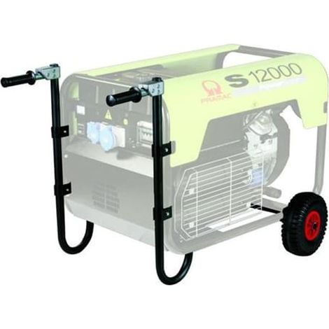 Pramac – Kit brouette standard pour groupe électrogène – Accessoire de groupe électrogène – Nombre de phases : 1 – Compatible série E et ES