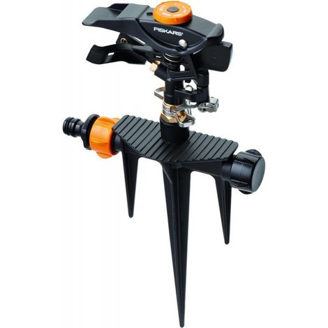 Aspersor pulsatorio Fiskars metálico 26 metros (1/3)
