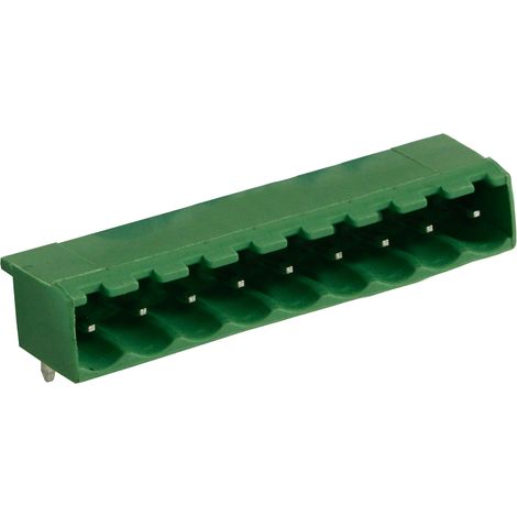 Bornier pour CI RS PRO, 9 pôles , 5.0mm 1 rangée, 15.0A, Angle droit