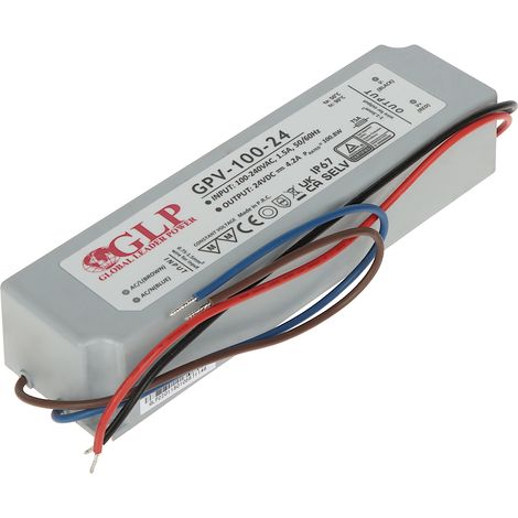 Außeneinsatz Netzteil 24V DC - 100W - IP67 - GLP