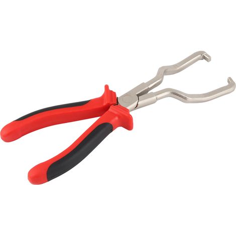 Pince à démonter les durites de carburant 235mm, acier inoxydable, poignée caoutchouc ergonomique, outil de dégagement de collier de serrage pour conduites essence (1/5)