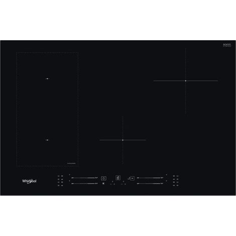 Whirlpool WL S3377 BF Noir Intégré 77 cm Plaque avec zone à induction 4 zone(s)