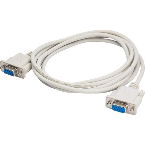 Cavo seriale D-Sub a 9 pin - RS-232 Akyga AK-CO-04 Cavo di prolunga femmina-femmina da 2 m (1/2)