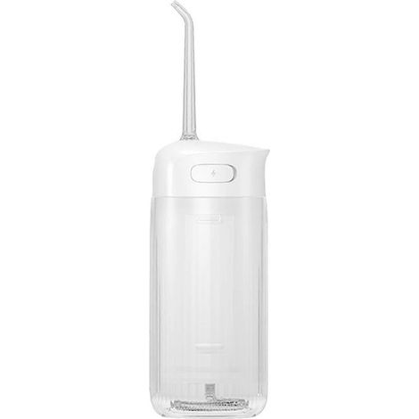 Hydropulseur sans fil portable rechargeable par USB – Étanche, nettoyage complet, soin dentaire – Couleur : Ivoire (1/5)