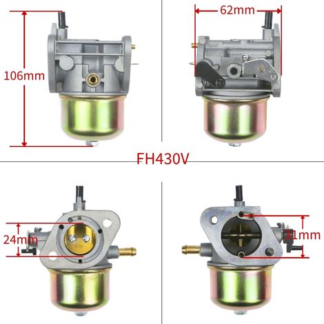 Die Vergaser 15003-7047 und 15003-7061 passen zum Kawasaki FH430V 15003-7128 passt zum FH480. (1/4)