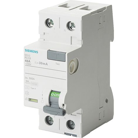 Siemens 5SV33123 5SV3312-3 FI-Schutzschalter F 25 A 0.03 A 230 V (1/3)