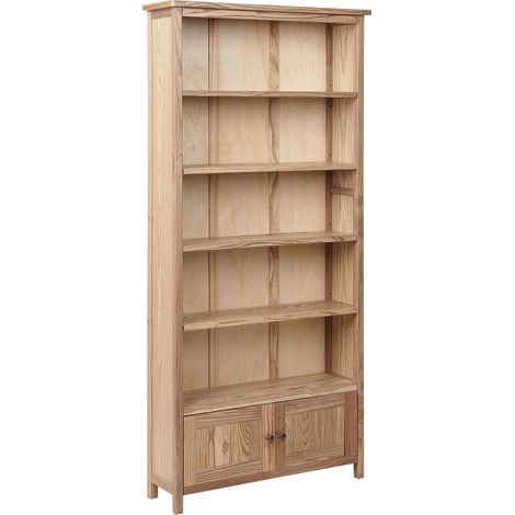 Bookcase SALTON Sassafras Wood 179 cm Brown