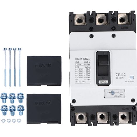 3P Disjoncteur BMC Plastique Thermosoudable Contact Cuivre MCCB Disjoncteur Moulé Boîtier (1/5)