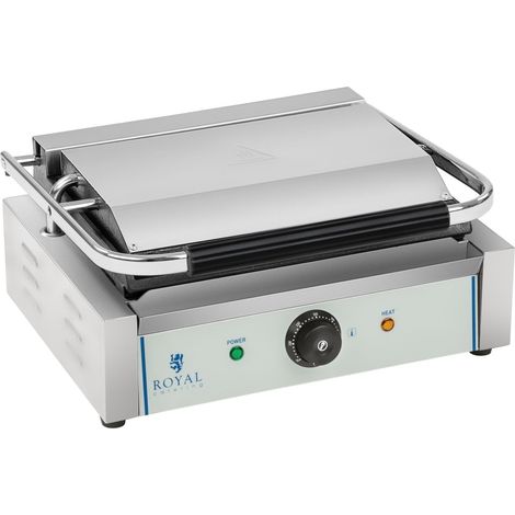 Machine à panini - 1 x 2.200 watts acier inox professionnel