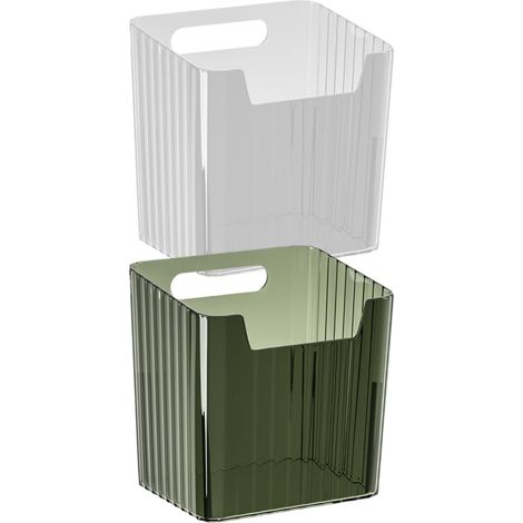 2 teiliger transparenter Badezimmer Organizer aus PET
