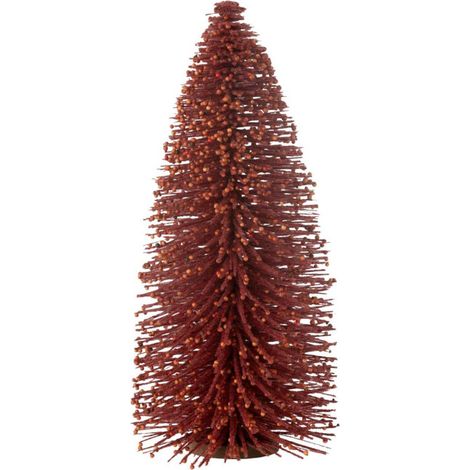 Sapin de Noël Déco "Baies" 48cm Rouge (1/2)