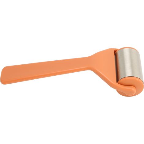 Rouleau de massage glacé portable en acier inoxydable pour le visage et les yeux, orange. (1/5)
