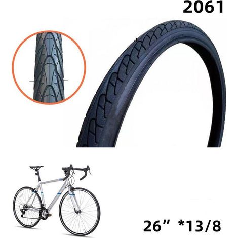 TRADE SHOP - Copertone Copertura Ruota Pneumatico Per Gomme Bicicletta Bici 26" X 1 3/8 2061 -