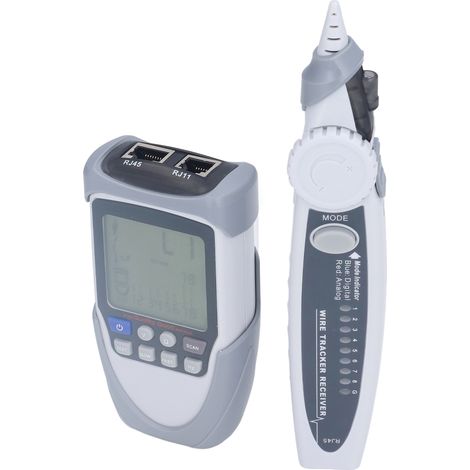 Testeur de câbles réseau numérique/analogique PoE Ethernet avec écran LCD (1/5)