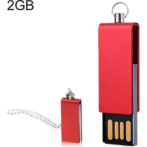 Clé USB Mini - Design rotatif, 16 Go, Violette (1/5)