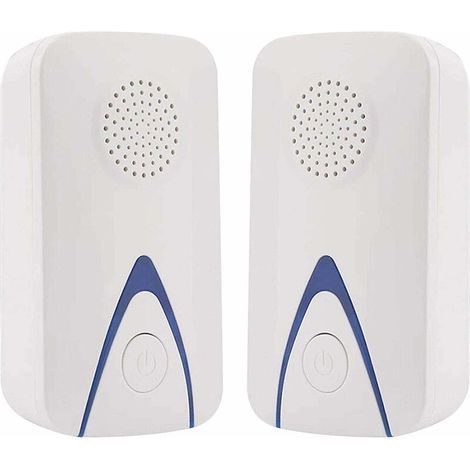 Répulsif antiparasitaire à ultrasons, lutte antiparasitaire électronique pour souris d'intérieur Insectes cafard araignée souris rats moustiques, 2 pièces (1/5)