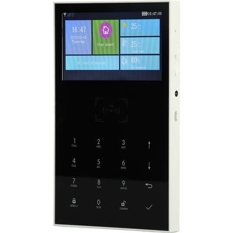 Système d'alarme sans fil WiFi DIY pour maison, clavier tactile, protection intrusion, sécurité intelligente, compatible domotique (1/5)