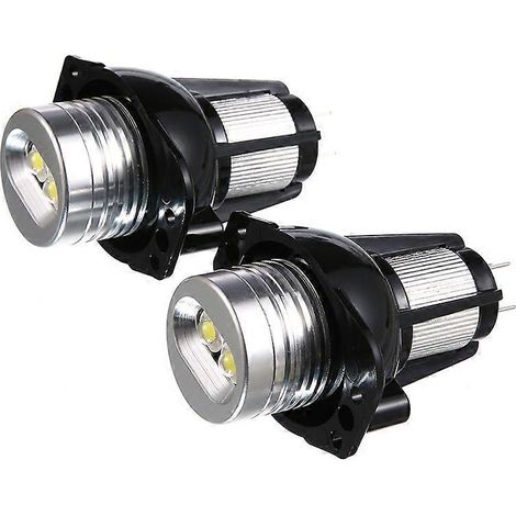 Deux ampoules LED de 20 W à halo en forme d'œil d'ange, compatibles avec les douilles E90/E91. (1/5)