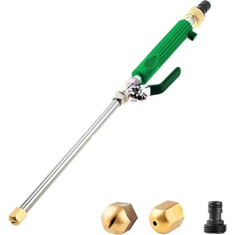 Hochdruck-Schlauchdüse für Gartenschläuche, 2-in-1-Jetdüse, Grün (1/5)