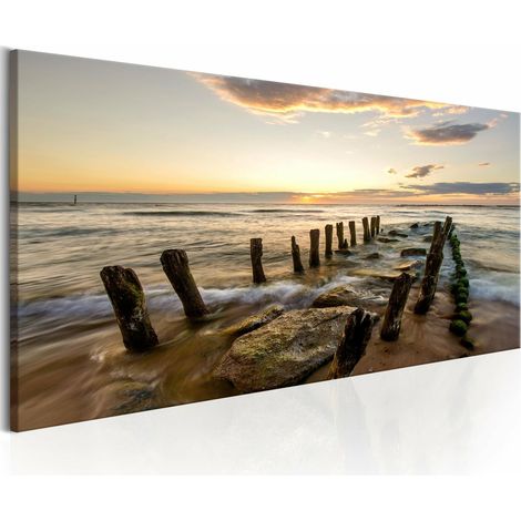 Tableau brise-lames en bois - 150 x 50 cm (1/4)