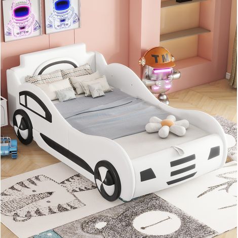 letto contenitore 90x200 per bambini design auto OKMYHOME (1/5)