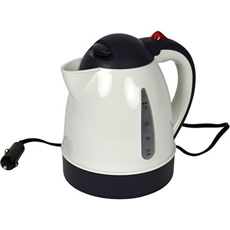 Carpoint - Bollitore per l'acqua - 1 litro - 12V - Bianco (1/4)