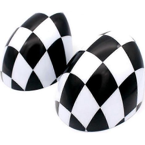 Coques de rétroviseurs de style damier pour Mini Cooper R55 R56 R57 - Accessoires extérieurs de remplacement (1/5)