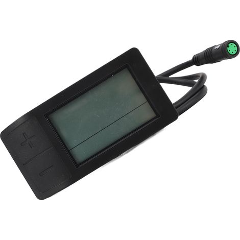 Tableau de bord LCD étanche pour vélos électriques, connecteur 5 broches, compatible avec les contrôleurs Bafang, 24-48 V (1/5)
