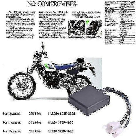 Boîtier CDI d'allumage Z compatible avec les motos de motocross KL250, KL600 et KLR250 (1985-2005) (1/5)