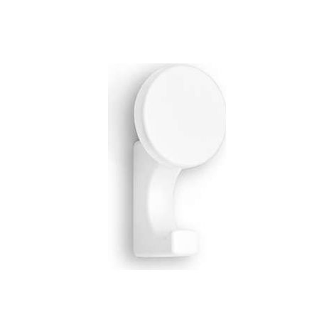Portabito Minimal Tondo Metallo bianco