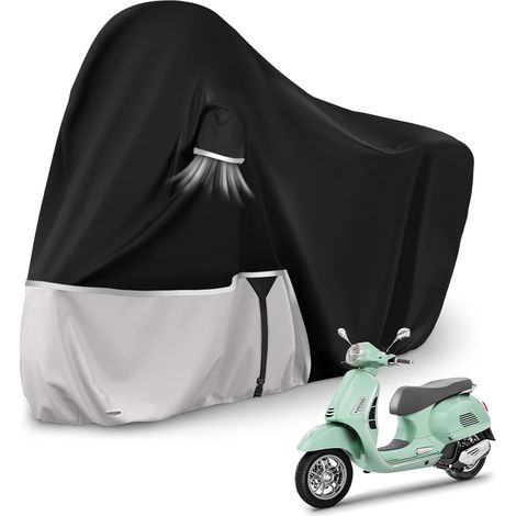 Bâche de Protection pour Moto, pour Piaggio Vespa GTV GTS GT60/125/200/250 300 (sans Coffre), Housse Moto imperméable, Tissu Oxford 420D,GT, Sans Coffre (1/5)