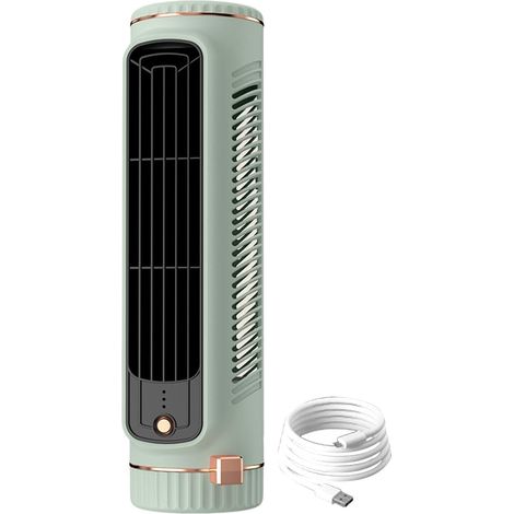 Petit ventilateur de bureau rechargeable Mini ventilateur (1/5)
