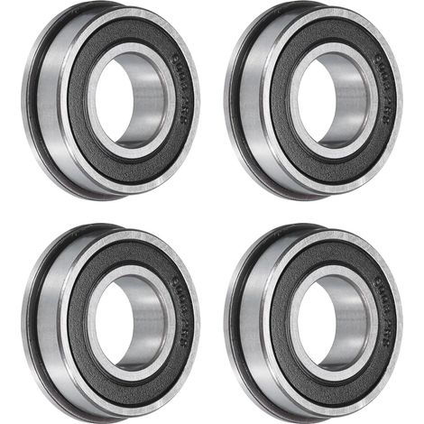 4 Pièces Roulement à Billes à Bride F6003-2RS 17x35x10mm  Roulements à Bride, en Acier au Chrome, Double Scellé (1/5)
