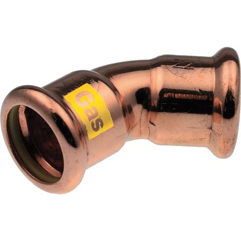 VSH XPress Rame Gas Gomito 45° m/m 18 Tipo G7041, 4803986
