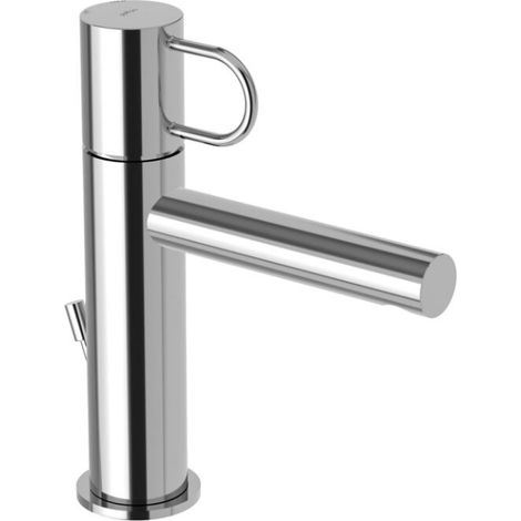 Waschtischmischer mit automatischem Ablauf 1"1/4G Paffoni Joker Serie JK075CR  Verchromt - Messing