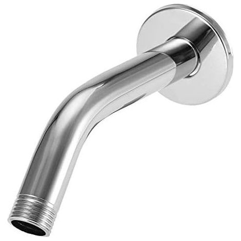 G 1/2" Edelstahl-Duschschlauch, Rundkopf-Duschkopf-Verlängerungsschlauch, Wandmontage (6 Zoll) (1/5)